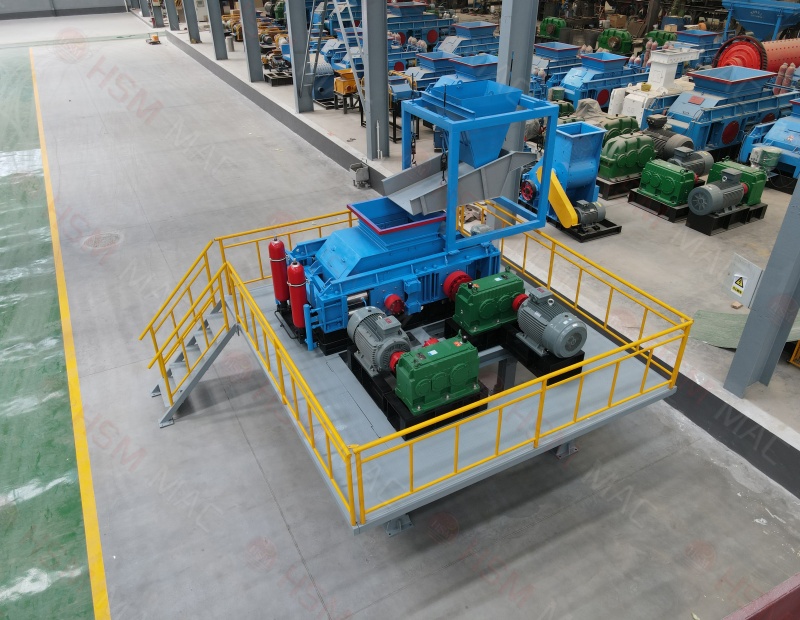 石墨块对辊破碎机