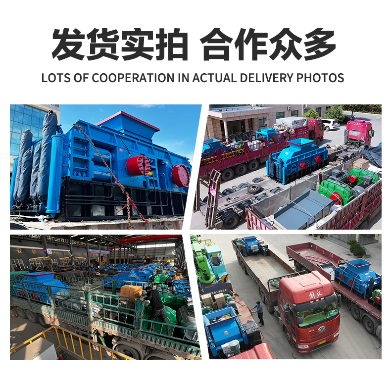 铸钢厂用对辊破碎机