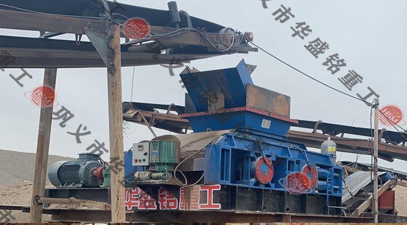 黄石破碎机生产线安装现场