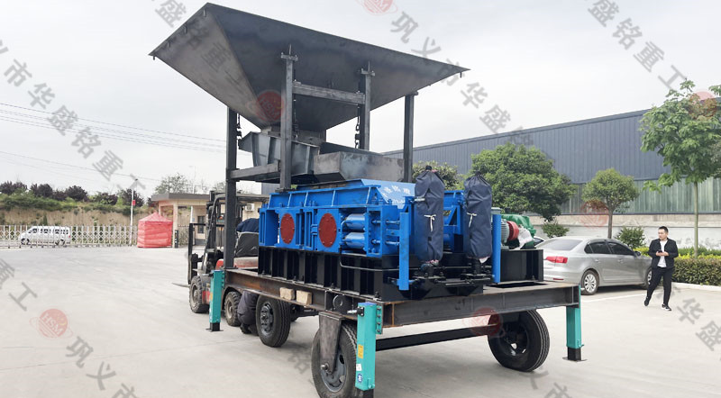 移动对辊制砂机河卵石制砂效果怎么样